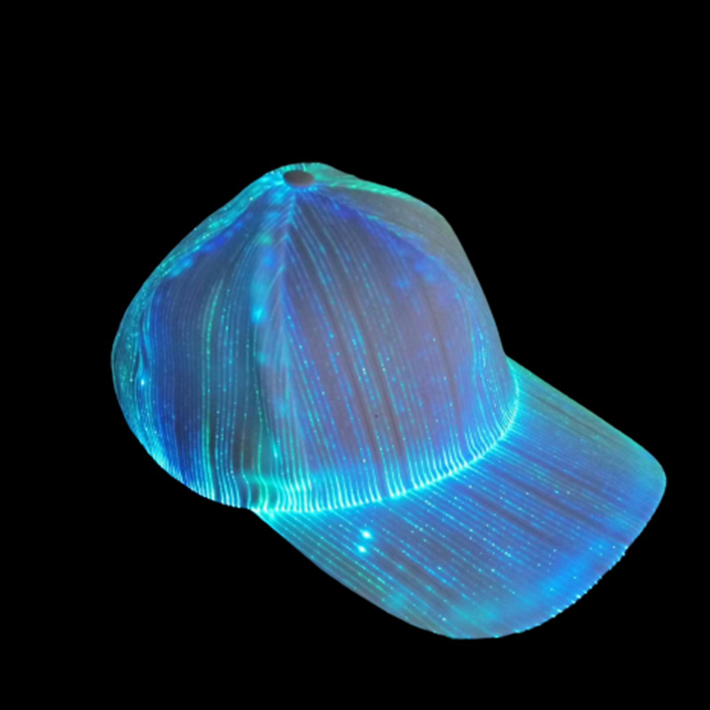 Luminous  LED Hats for Adults cotton baseball cap fitted caps custom sports cap