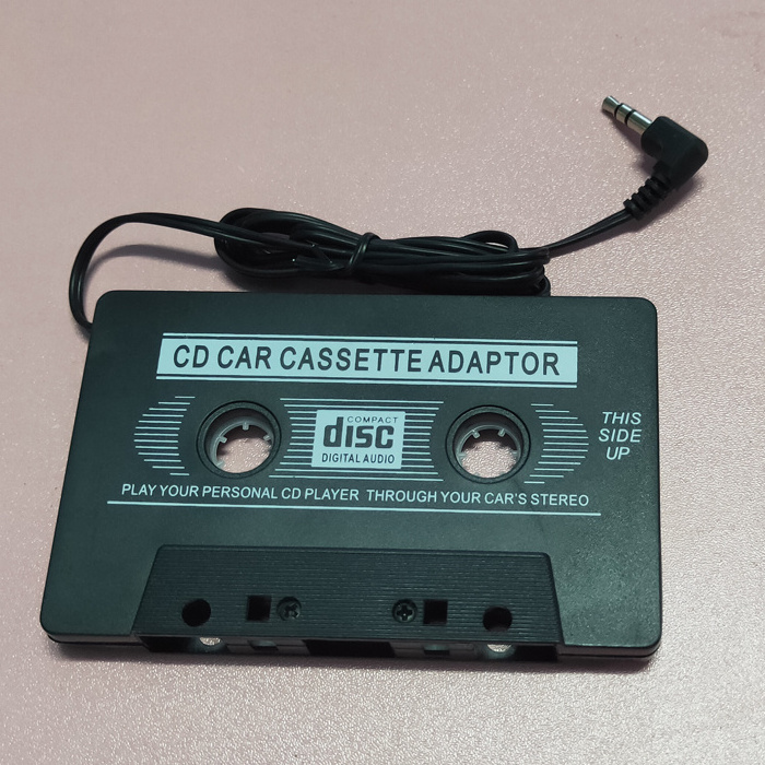 Wholesale portable 35mm Universal retro car audio cassete tape,3.5mm audio tape cassette/35mm aux adapter transmitter