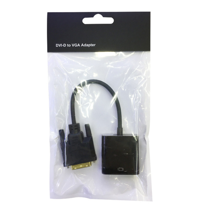 adaptador dvi a vga 1080P dvi male to vga famale adapter cable