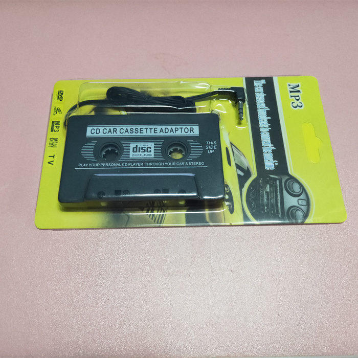 Wholesale portable 35mm Universal retro car audio cassete tape,3.5mm audio tape cassette/35mm aux adapter transmitter