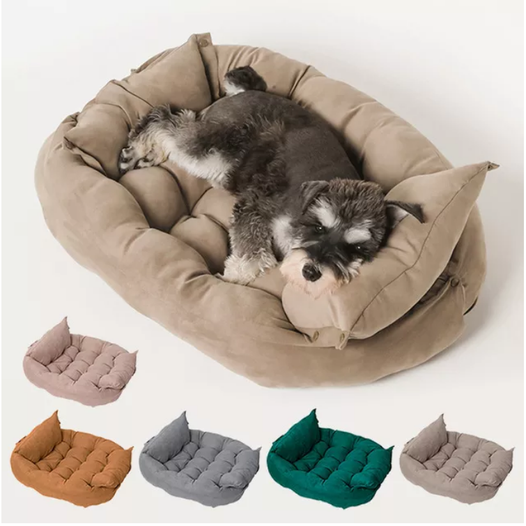 Wholesale Customized Fluffy Calming Washable Pet House Luxury Heavy Duty Extra Large Pet Dog Bed For Large Dogs