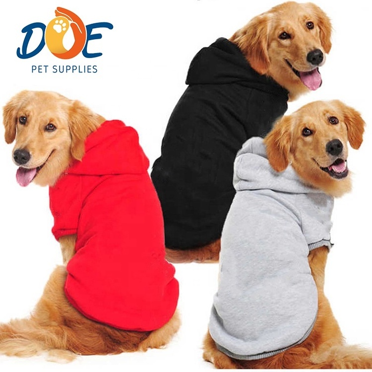 Doe Pet High-end Luxury Fashionable Large Small Pet Coat Dogs Clothes Brands Designer Clothes For Dogs Hooded Zipper Jacket