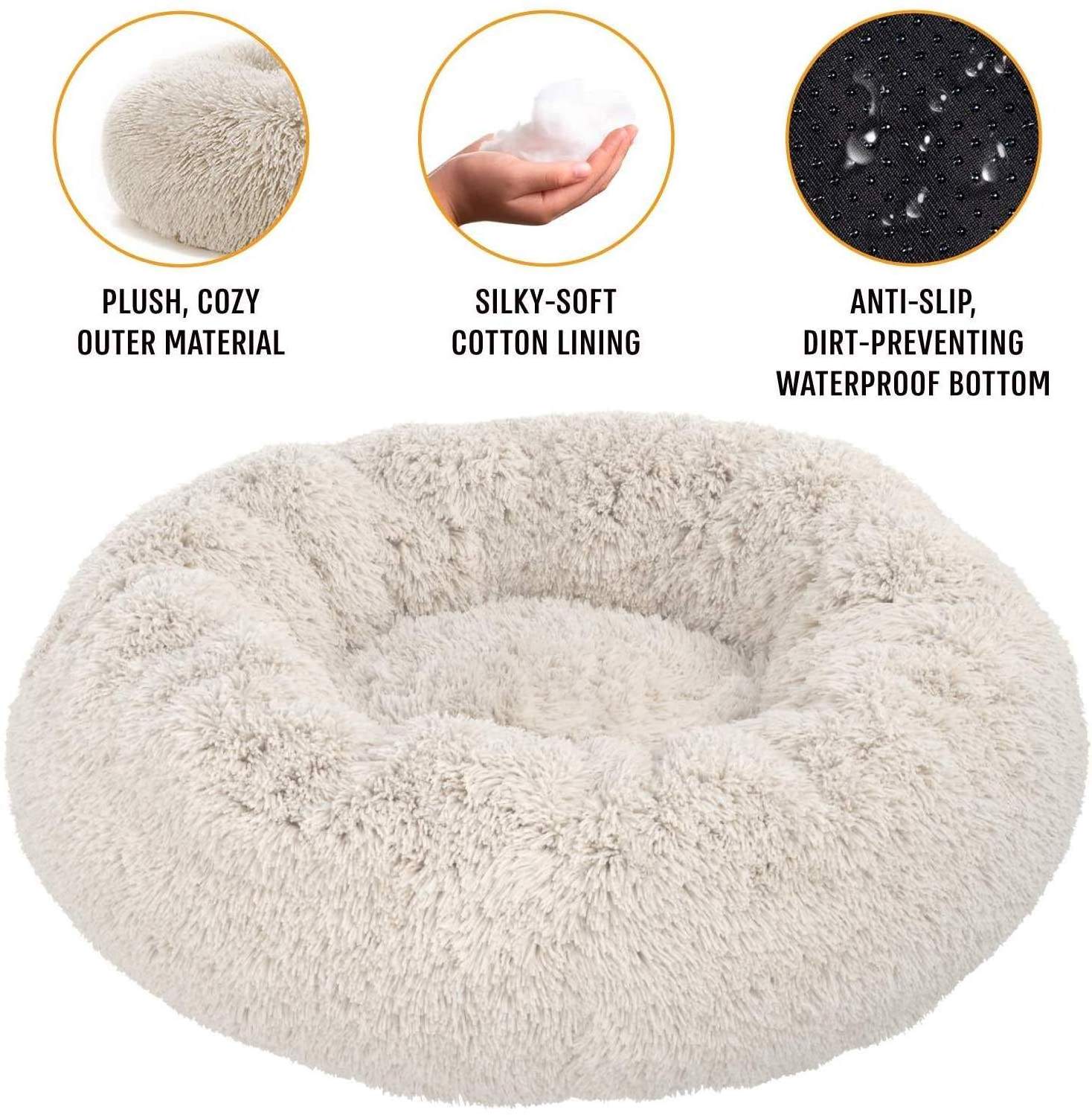 Doe Pet Best Selling Good Price Dog Bed Bear Paw Shape Cat Sleeping Nest Cushion Cat Bed Warm Pet Basket Dog Bed