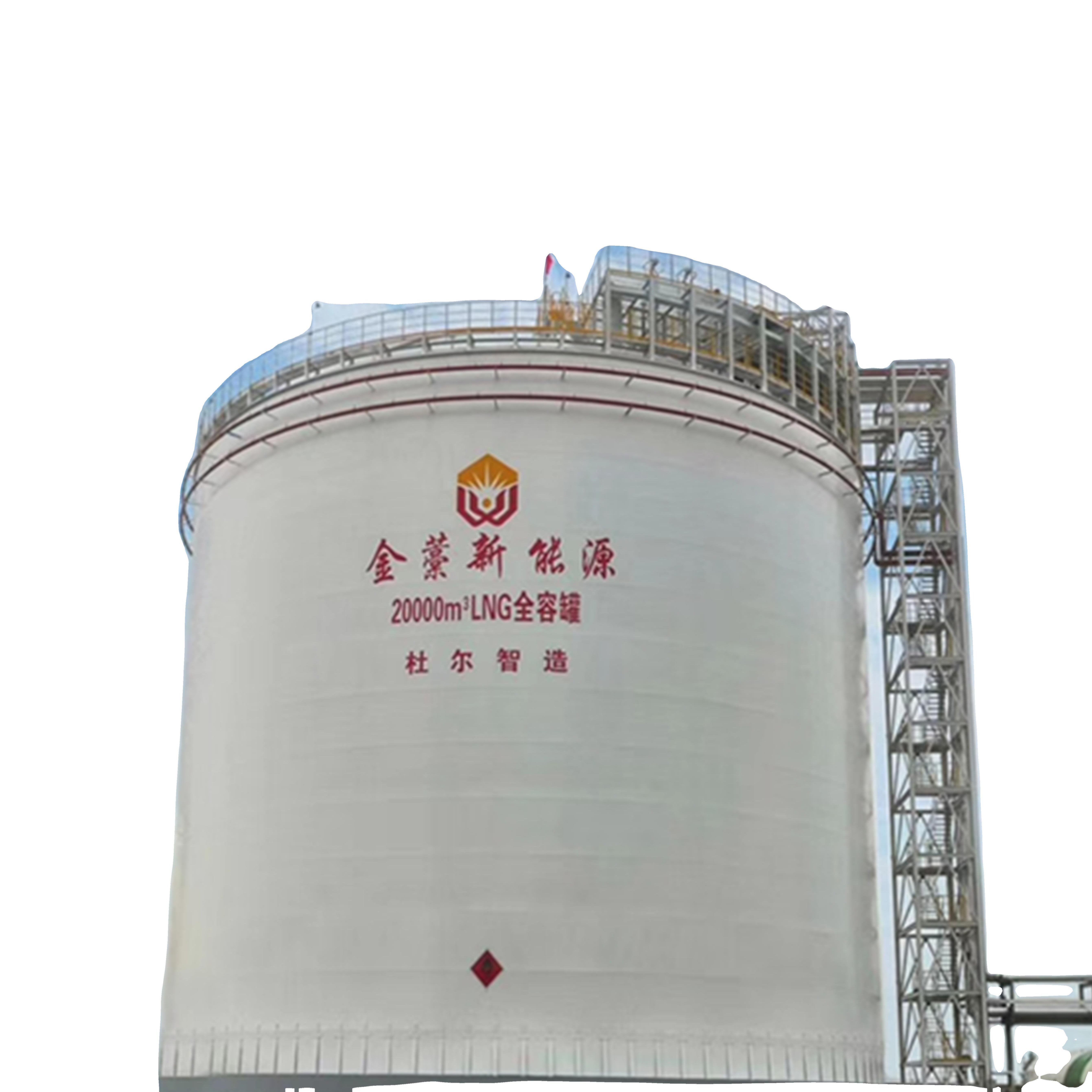 Vertical 200m3 Large Atmospheric Flat Bottom Storage Tank For Storing Huge Quantities Of LNG Products for sale