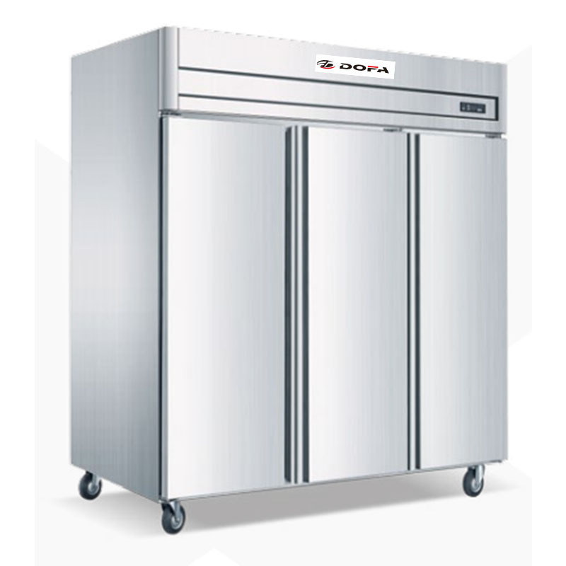 second hand chiller low temperature 80 degree stainless steel upright 3 door freezer refrigerator