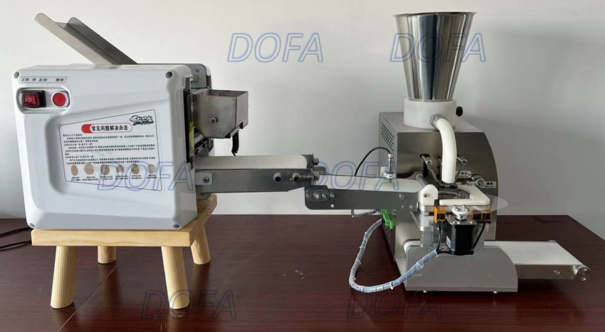 with wrapper feeding system Wonton Folding Machine Wonton Dumpling Siomai Maker Making Machine