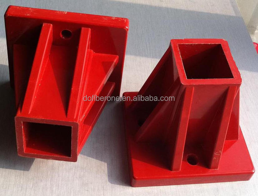 USA standard frp grp fiberglass handrail connector railing fitting