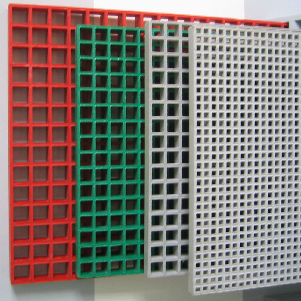 USA standard mesh1.5x 1.5inch 38mm thick fiberglass GRP FRP molded grating