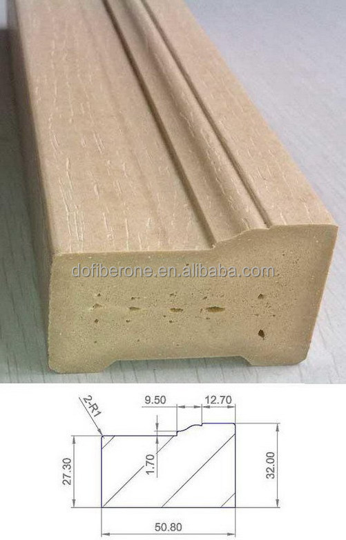 Shanghai Dofiberone USA standard LVL reinforced WPC mull post door frame