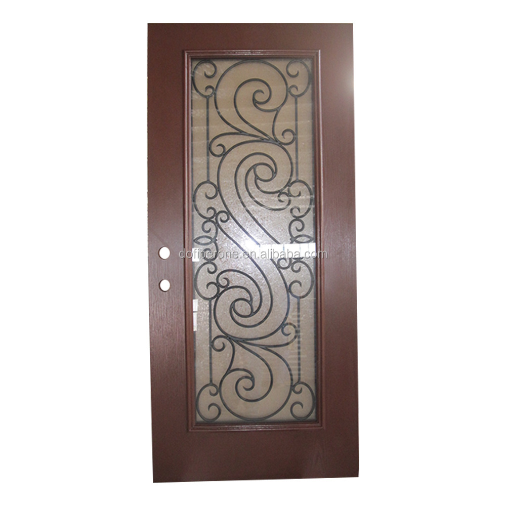 Shanghai Dofiberone fiberglass composites US wrought iron grille door