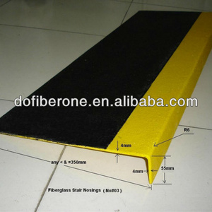 carborundum fiberglass and aluminum anti slip stair nosing step nosing