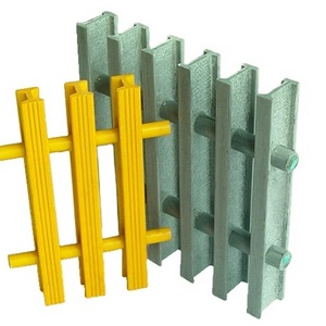 FRP fiberglass pultruded grating I-bar 25mm 60% open rate