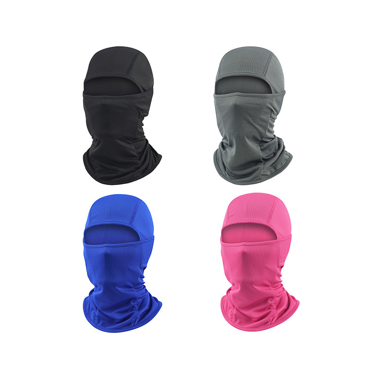 Factory Wholesale Sun UV Protection Balaclava Ski Mask Men Women Bike Motorcycle Helmet Liner Customize Balaclava Face Mask