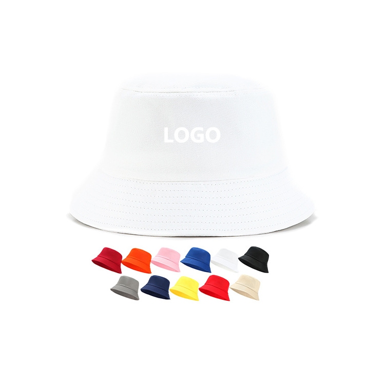 Custom all over print pattern white blank bucket hat sombrero de cubo plain reversible sublimated bucket hat