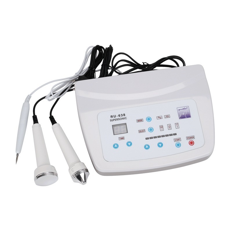 AU-638 Galvanic Facial Machine hot selling in Market Facial Massage Skin Tightening Ultrasonic Beauty Machine