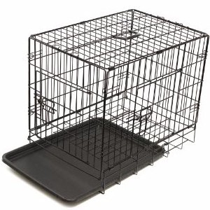 48 Inch  Duty Dog Cage Pet Kennel Crate With Plastic Tray