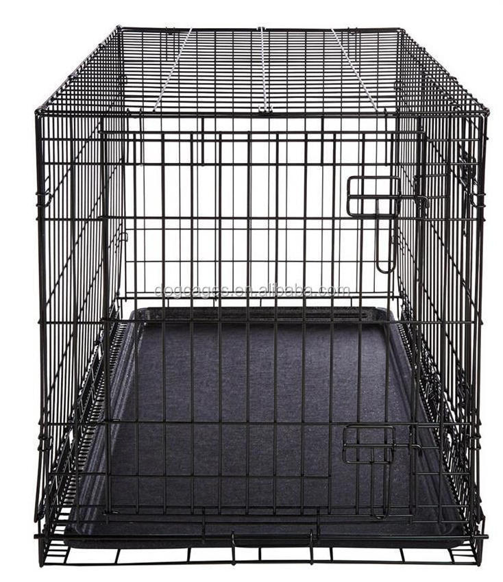 Outdoor Dog Run Pet Crate with Plastic Tray