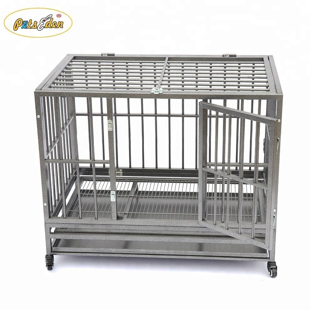 Foldable Large Pet Cage Square Tube Dog Crate