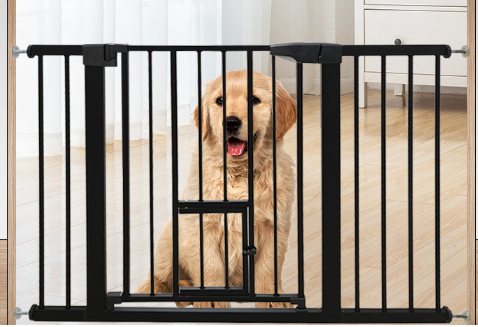 Large metal pets stair indoor outdoor bed wall protector extension door stairs pet kids retractable baby safety gate