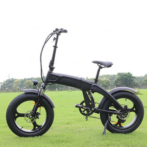 Dogebos 2023 NEW Electric Bicycle Foldable 250W/500W/750W 20 Inch Fat Tires 48v Lithium Battery Dropship Electric Bike Frame