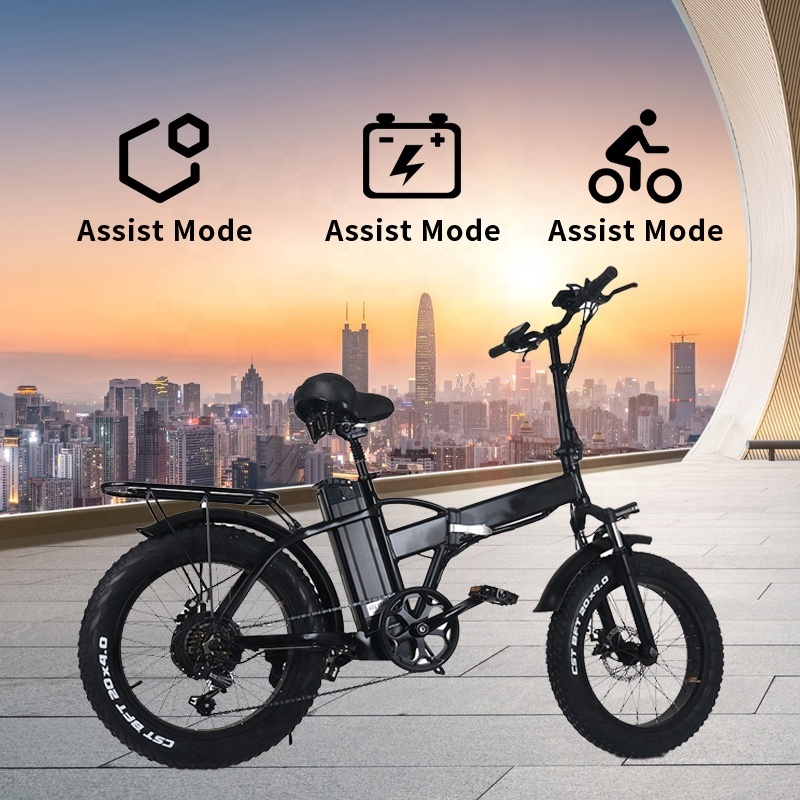 Dropshipping European Warehouse Fatbike 250W/500W/750w Electric Bicycle Fat Tire Folding Electric Bike