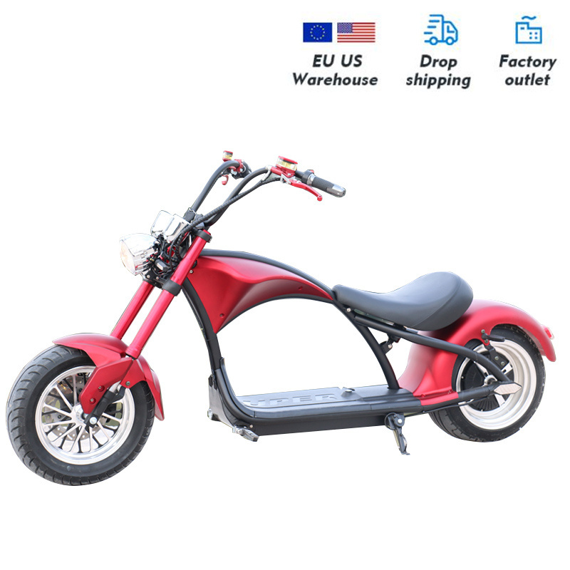 EEC/COC Removable Battery M1 Electric Motorcycle Fat Tire 2000w High Speed Electric Scooter