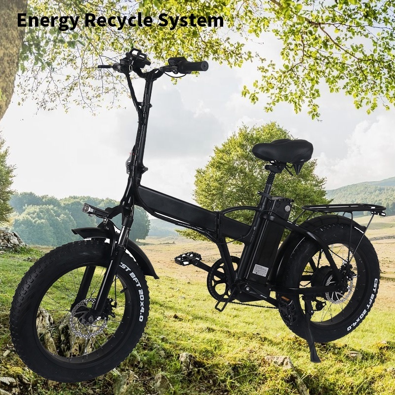 Dropshipping European Warehouse Fatbike 250W/500W/750w Electric Bicycle Fat Tire Folding Electric Bike