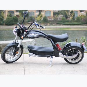 Dogebos EU USA Warehouse Electric Scooter 2000W Motor 60V 20AH Black Fat Tire Unisex 50km/h 60km Electric Motorcycle