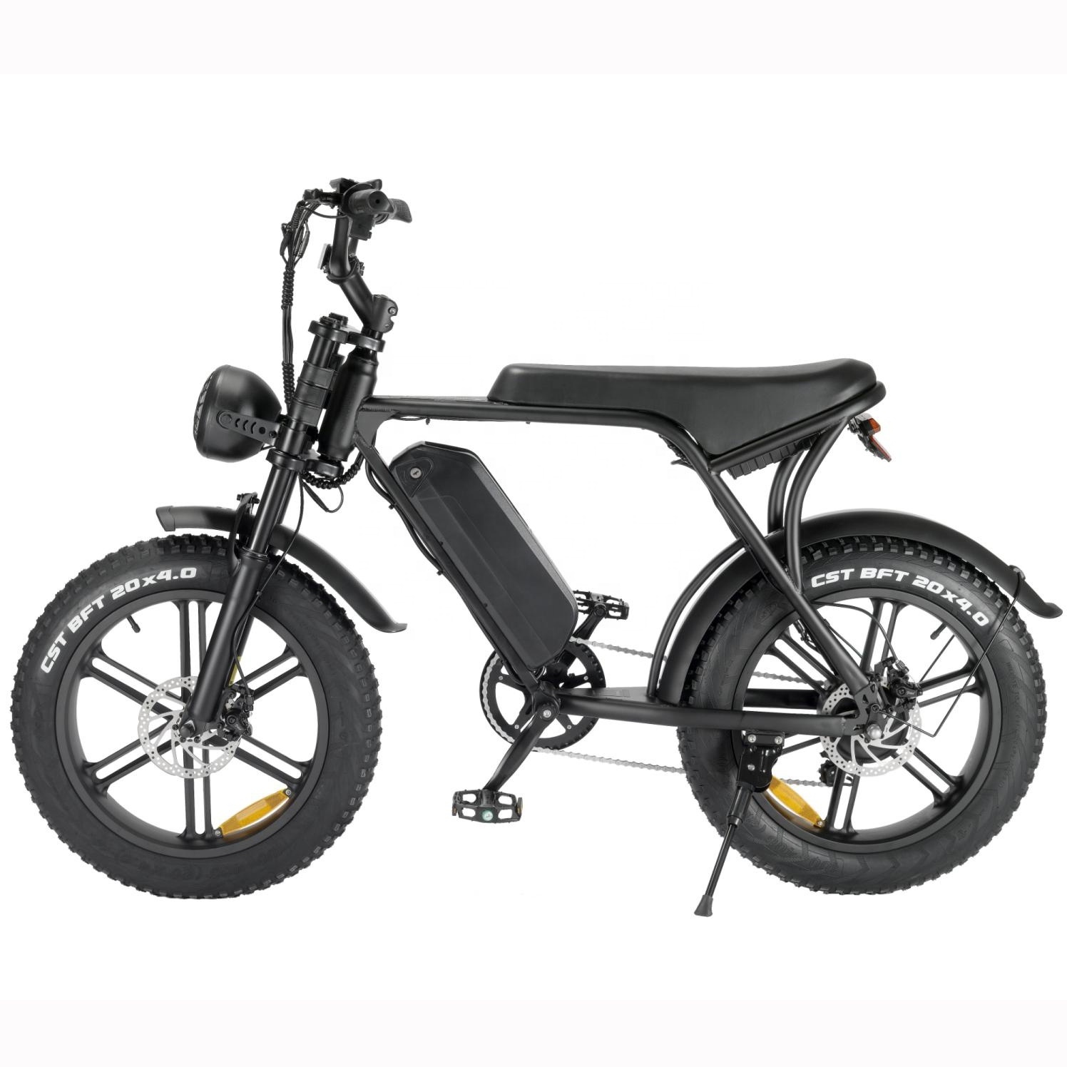 EU warehouse New cheap Electric Mountain Bicycle V8 20inch Fat Tire 250w Urban Electric Bicycle 25km/h Adult Fatbike