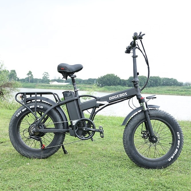 Dropshipping European Warehouse Fatbike 250W/500W/750w Electric Bicycle Fat Tire Folding Electric Bike