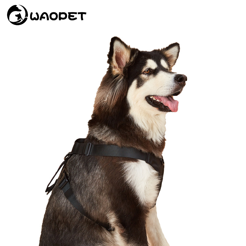 Pet Supplies tactical Dog Strap Harness Mobility Vest with Handle Padded Y Front Chest Protector Adjustable No-Pull Dog Vest