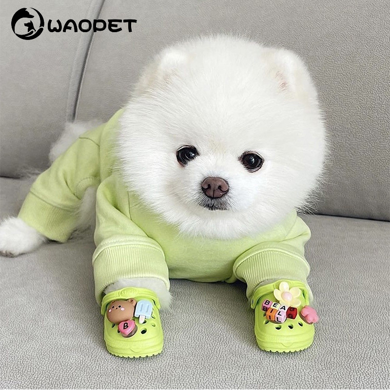 Hot selling Pet products Summer Dog Shoes Wear Resistant Breathable Crocs Beach Outdoor Non-slip Cute Pet Shoes