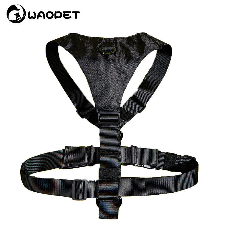 Pet Supplies tactical Dog Strap Harness Mobility Vest with Handle Padded Y Front Chest Protector Adjustable No-Pull Dog Vest