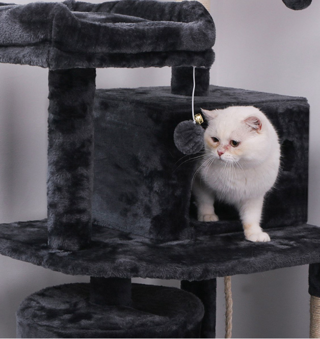 Cat Tree and Scratching Post Tower Beds Toys for Cats Accessories Pet Products Supplies Home