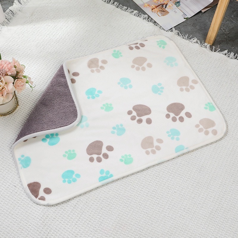 Factory Hot Pet Waterproof Blanket Pet Blanket Four Seasons Warm Flannel Washable Pet Mat Cat and Dog Sofa Mat