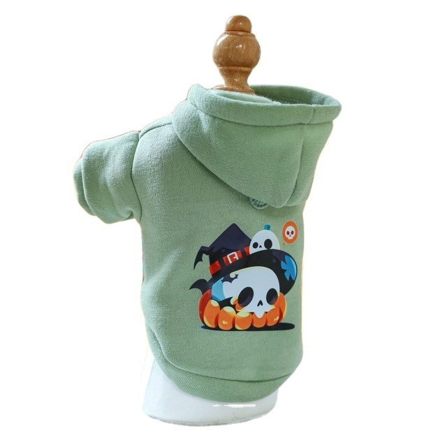 Pet Dog Hoodie Dog Basic Sweater Coat Cute Frog Shape Warm Winter Jacket Cat Cold Weather Clothes Outfit Outerwear Dog Halloween