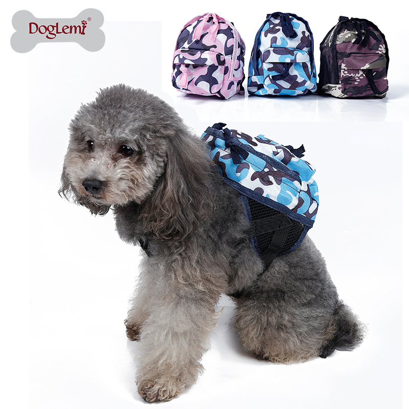 Outdoor Camping camouflage walking dog carrier bag ,Small medium luxury pet bag carrier