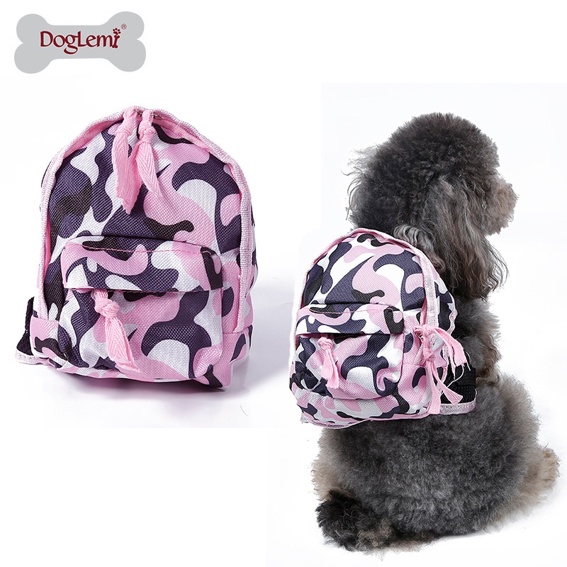 Outdoor Camping camouflage walking dog carrier bag ,Small medium luxury pet bag carrier