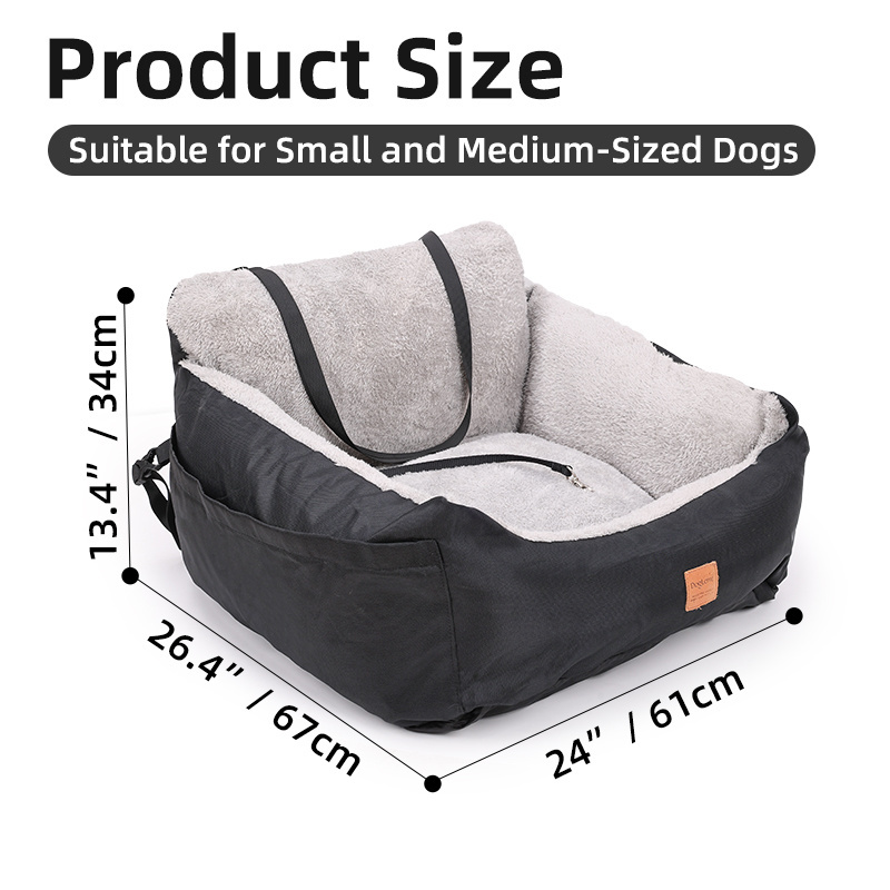 Pet Dog Car Seat Cushion Dog BoosterSeat Safety Car Accessories Travel Bed Seat Car Hammock for Dogs