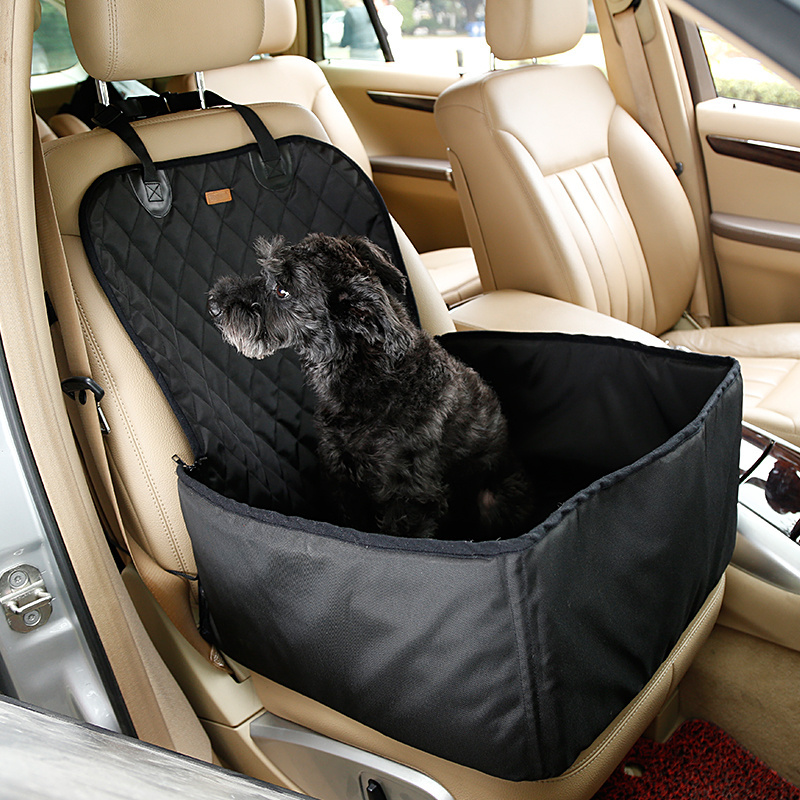 Doglemi Deluxe 2 in 1 waterproof Vehicle Pet front Seat Cover Dog Hammock Pet Car Seat