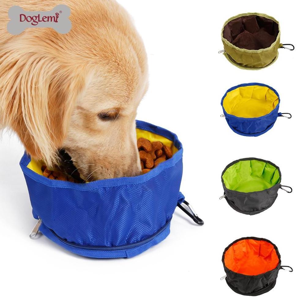 Portable Foldable Waterproof Pet Bowl Dog Bowl Travel Dog Feeding Bowl