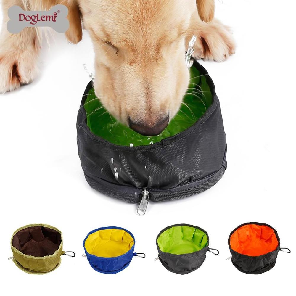 Portable Foldable Waterproof Pet Bowl Dog Bowl Travel Dog Feeding Bowl