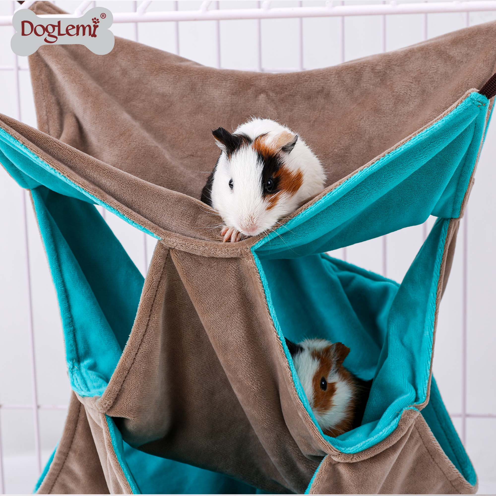 Warm custom factory small animals 4 designs cat hammock window wholesale cat tunnel