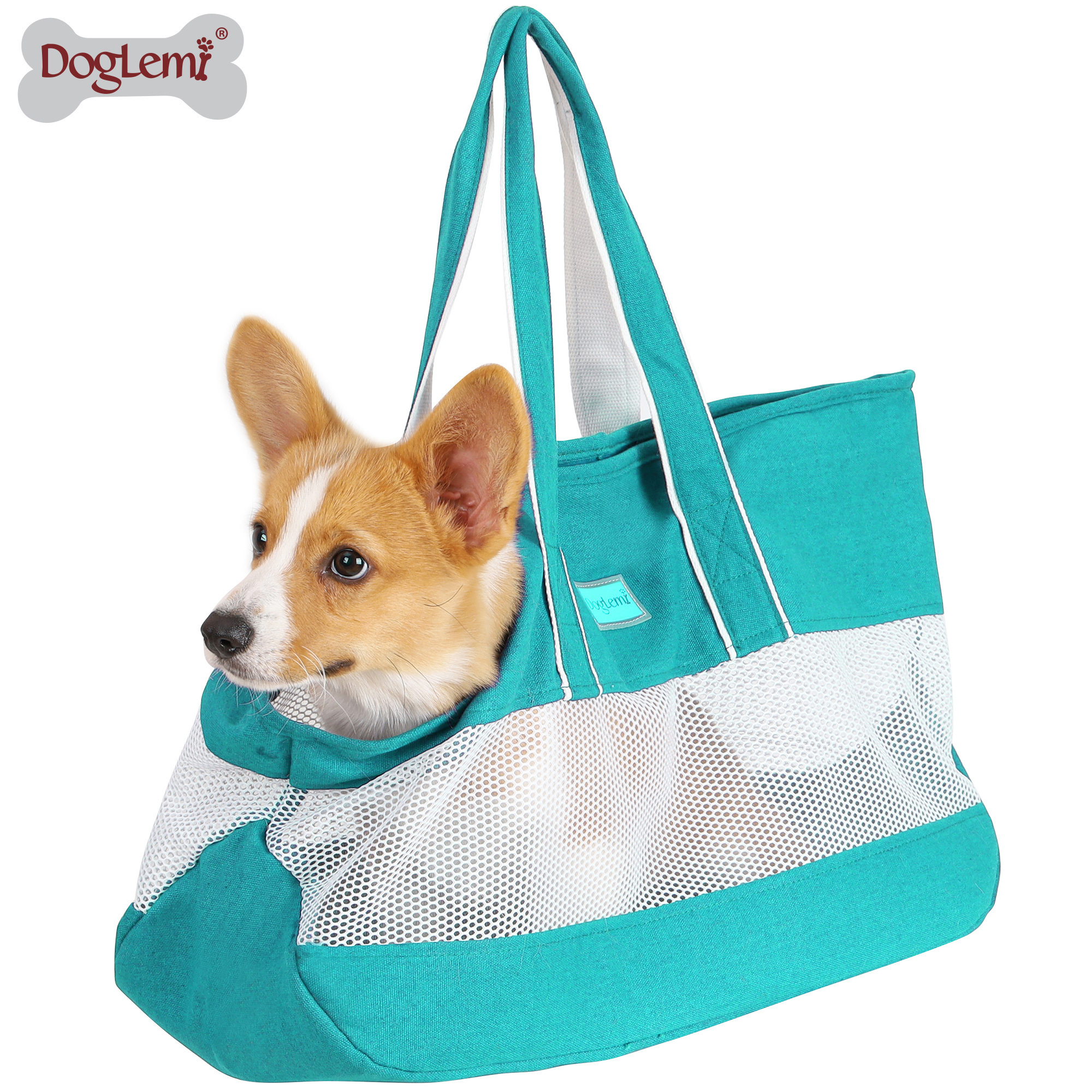 Designer dog cat pet carrier travel bag ,durable soft-sided pet carrier tote bag