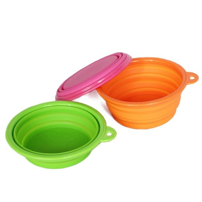 Foldable Portable Dog Cat Bowl Water Bowl Pet Supplies Travel Dish