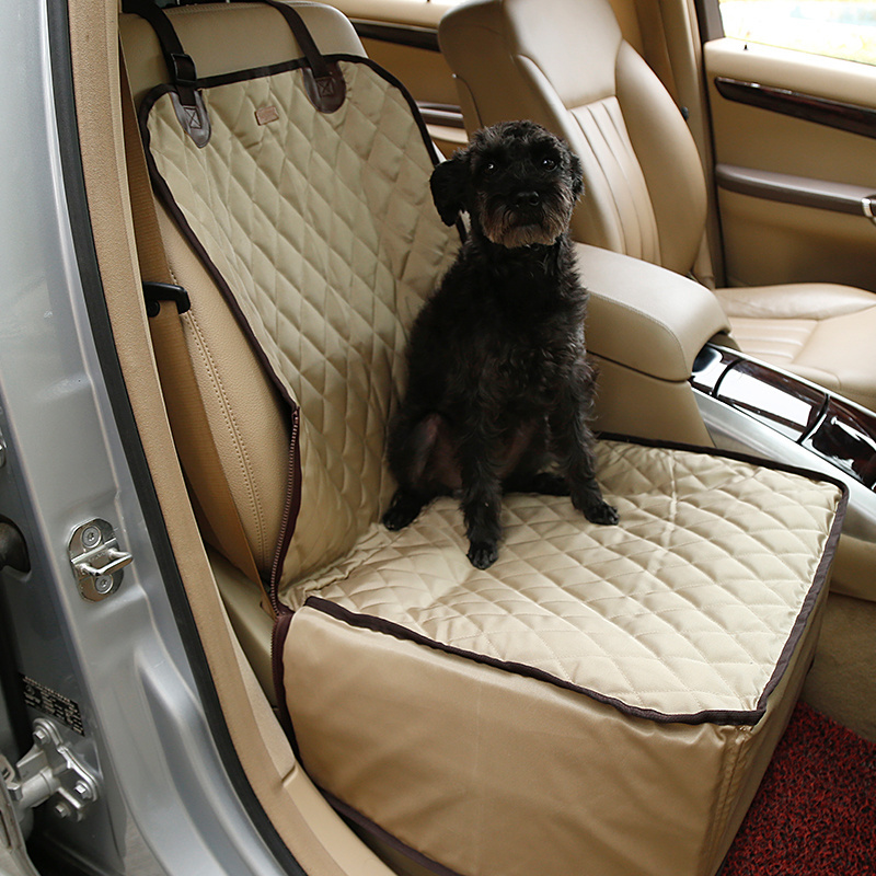 Doglemi Deluxe 2 in 1 waterproof Vehicle Pet front Seat Cover Dog Hammock Pet Car Seat