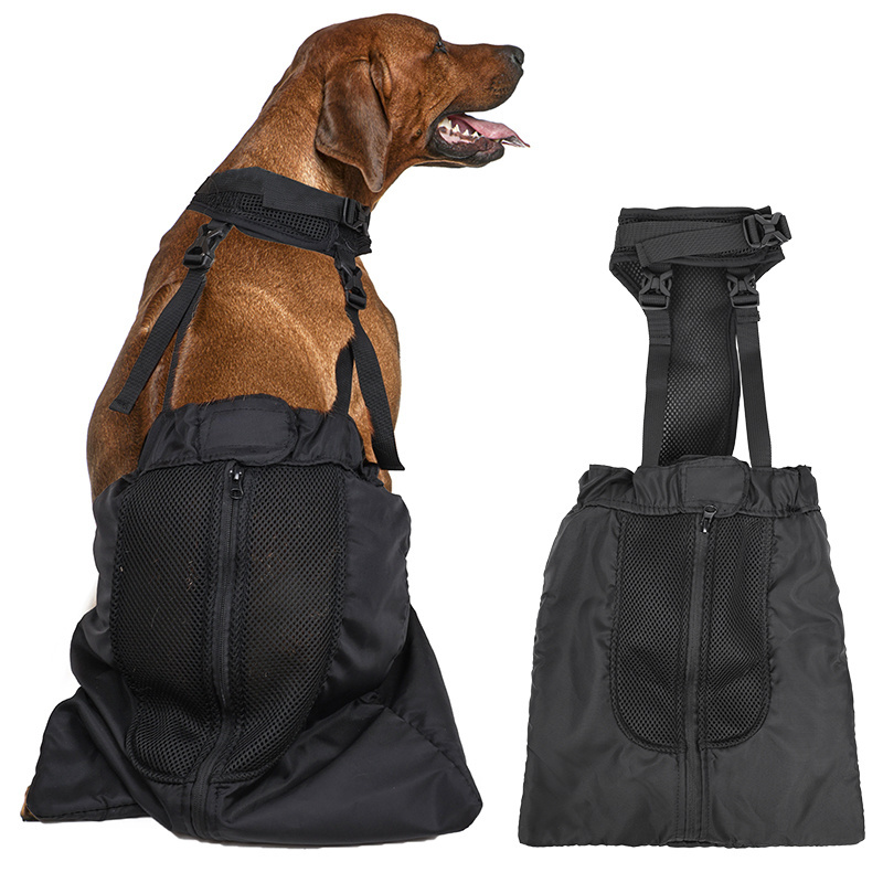 Disabled Dog Protect Drag Bag Indoor Paralyzed Dogs Cats Recovery Carrier Bag Help to Protect Pet Chest and Limbs