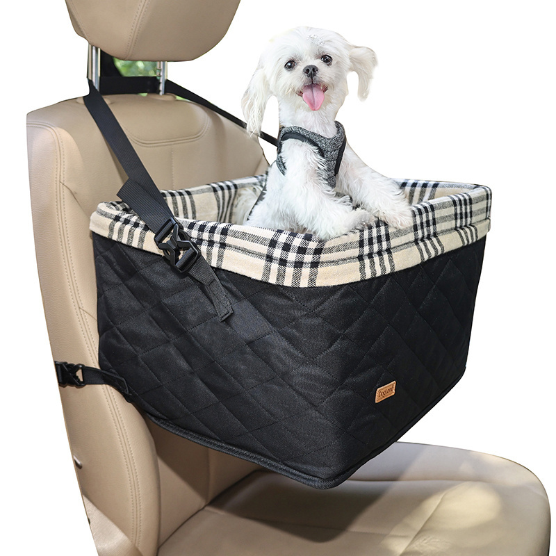 2023 Hot Luxury Nonslip Dual use winter summer durable soft dog hammock car seat bed for back seat