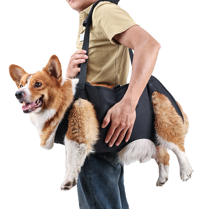 Dog Sling Carrier Car Lift for Large Elderly Dogs, Support Pet Harness Vest for Rear Back Legs,  Helps Dog Lift Sling Carrier