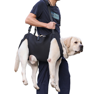 Dog Sling Carrier Car Lift for Large Elderly Dogs, Support Pet Harness Vest for Rear Back Legs,  Helps Dog Lift Sling Carrier